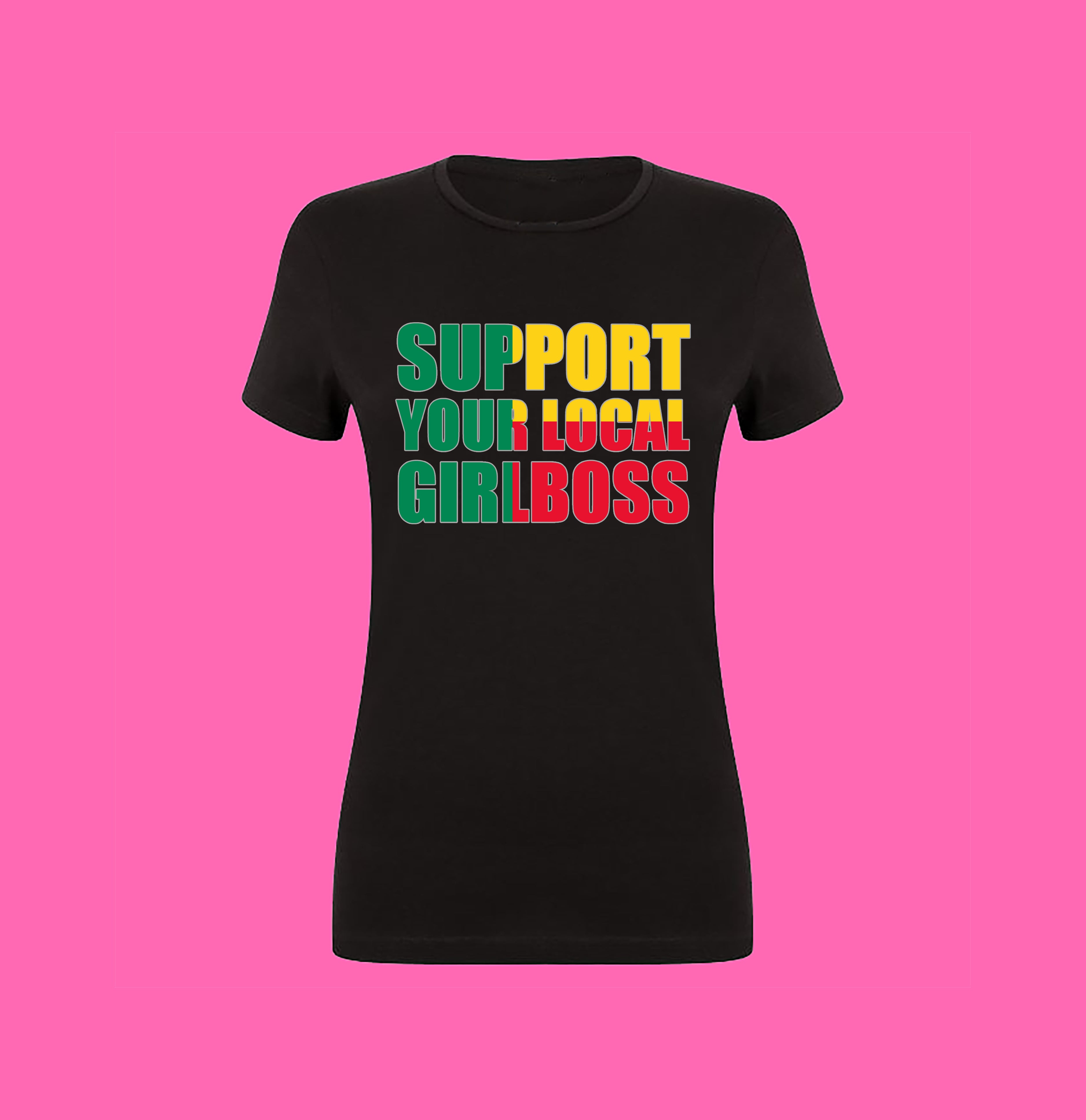 SUPPORT YOUR LOCAL GIRLBOSS FLAG