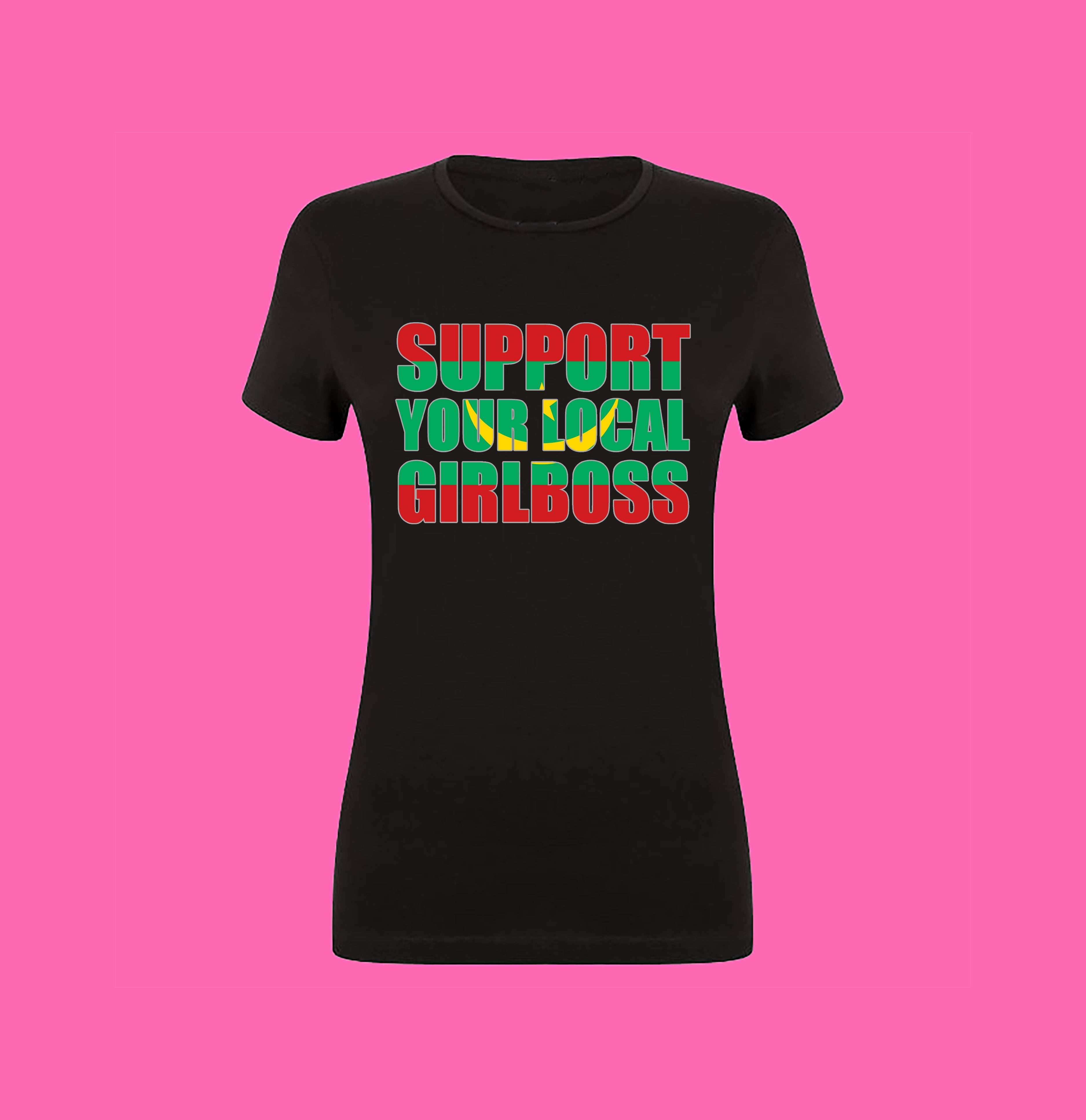 SUPPORT YOUR LOCAL GIRLBOSS FLAG