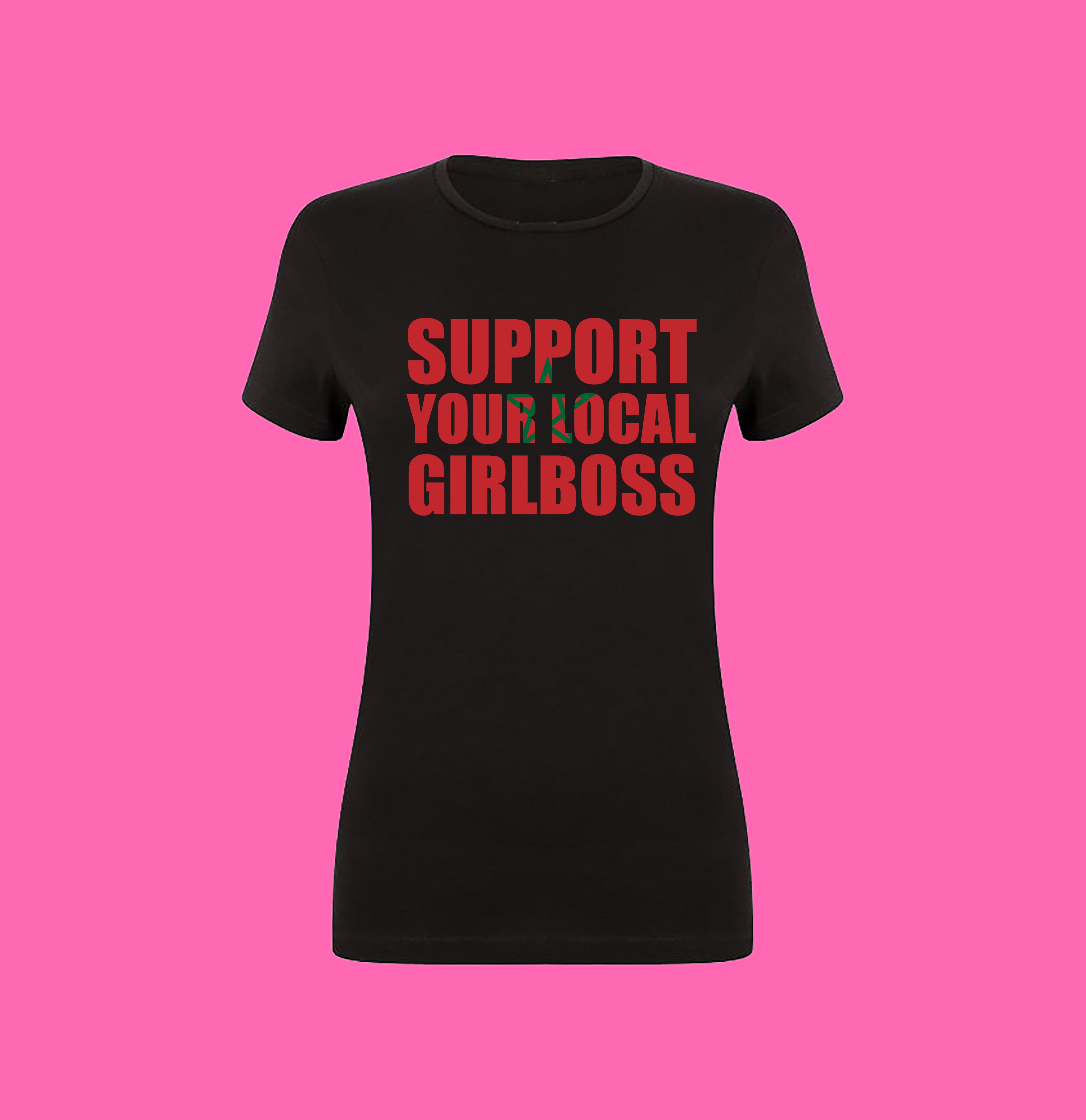 SUPPORT YOUR LOCAL GIRLBOSS FLAG