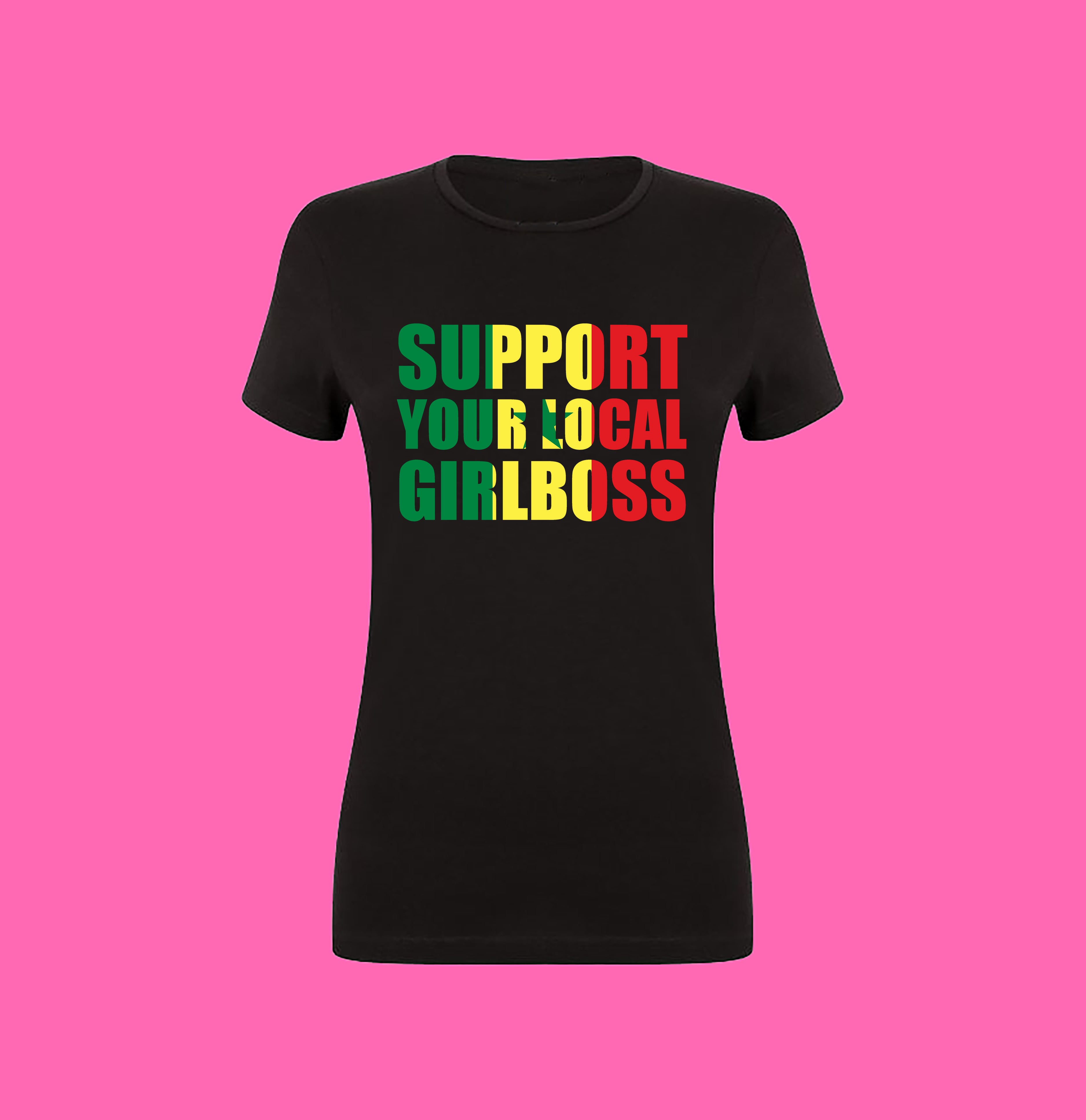 SUPPORT YOUR LOCAL GIRLBOSS FLAG