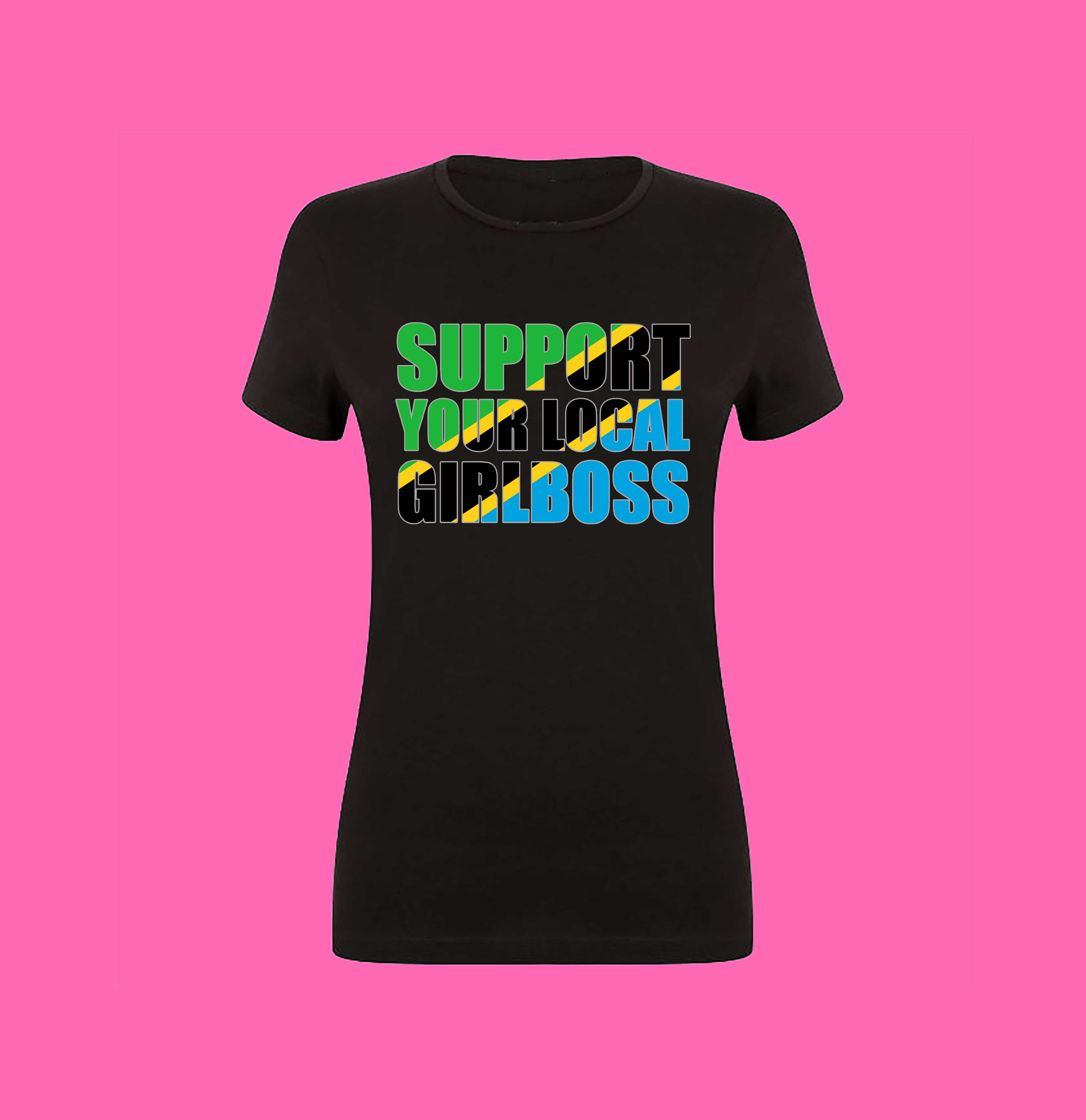 SUPPORT YOUR LOCAL GIRLBOSS FLAG